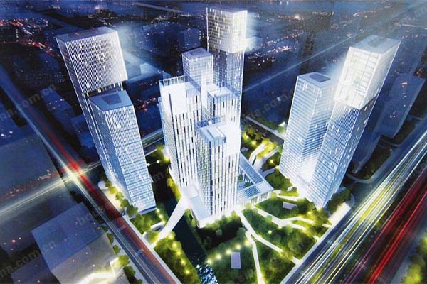 上海香蕉免费视频為南京金融城提供橡膠軟接頭